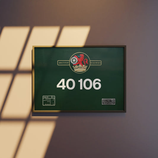 Class 40 Number A3 poster / Memorabilia